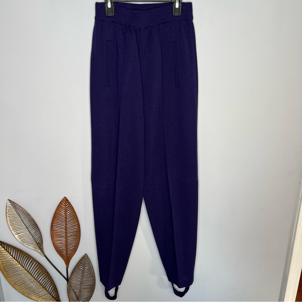 NWT Dana Buchanan Purple‎ Knit High Waisted Pant